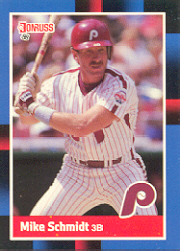 1988 Donruss Baseball Cards    330     Mike Schmidt